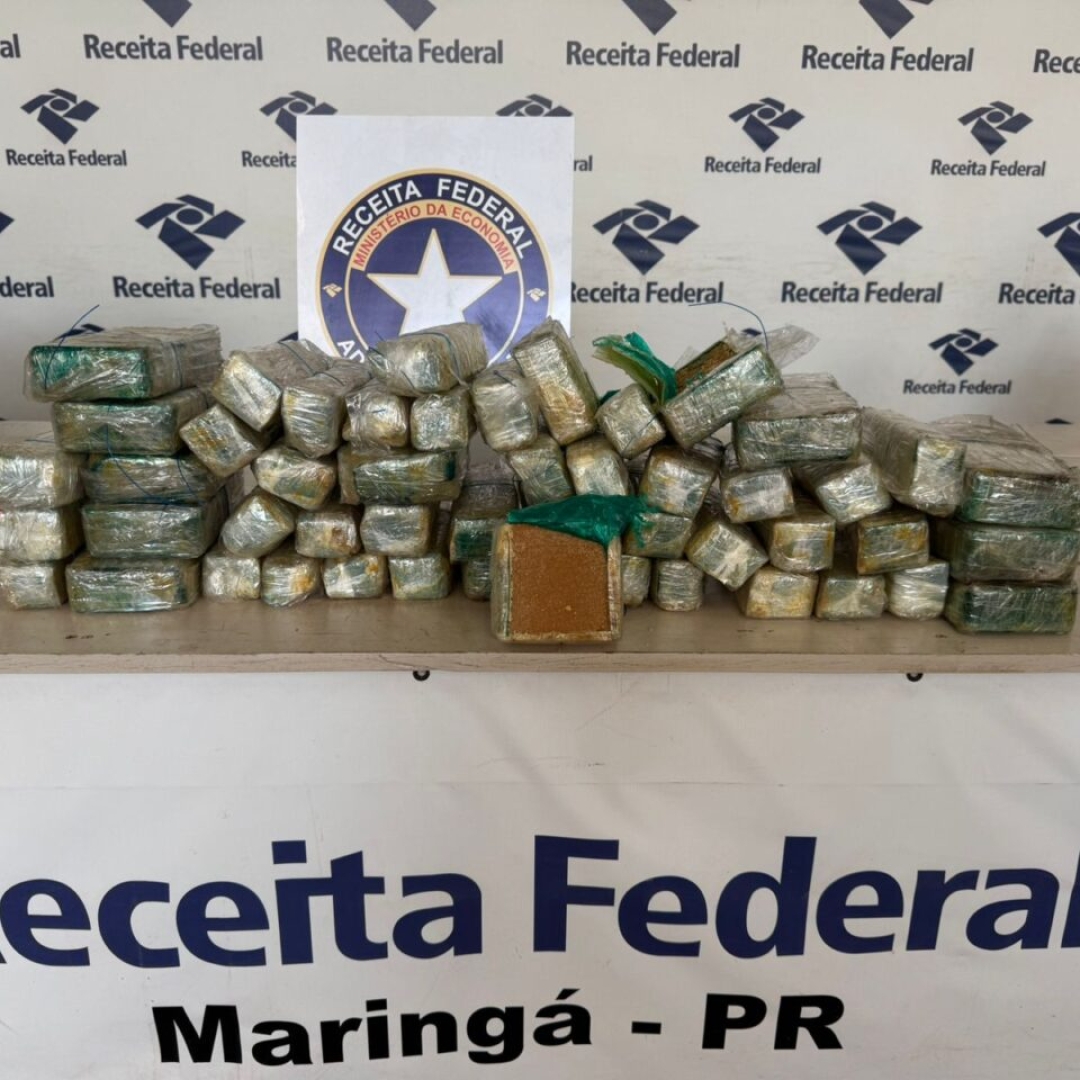 Receita Federal apreende 33 kg de cocaína em Maringá