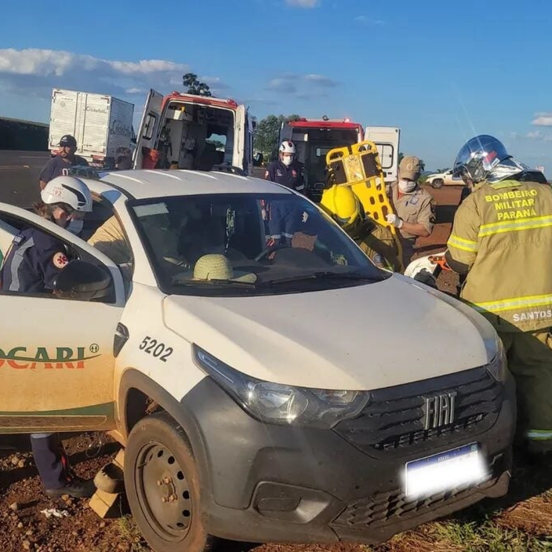 Acidente de trânsito na PR-444