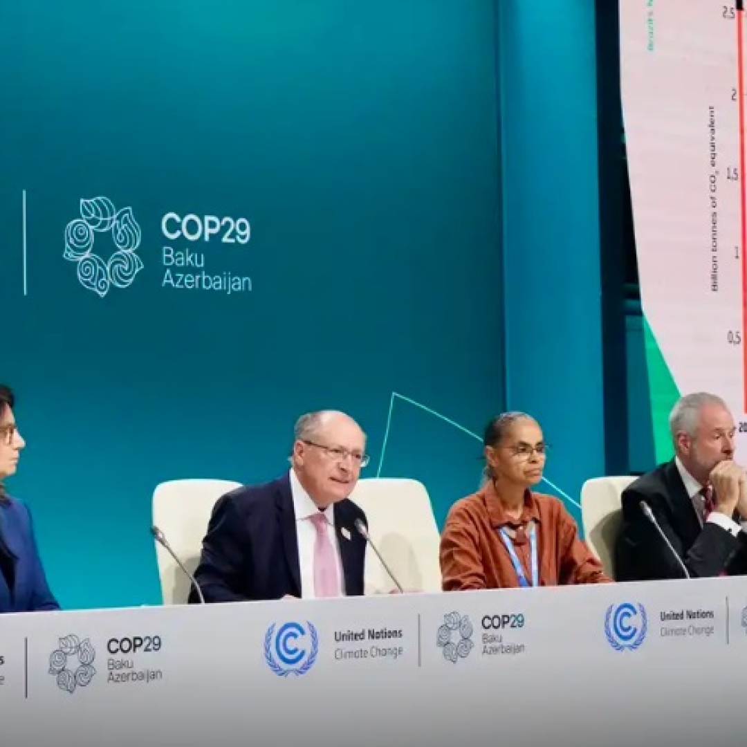 Brasil apresenta nova meta de redução de emissões de gases do efeito estufa na COP29