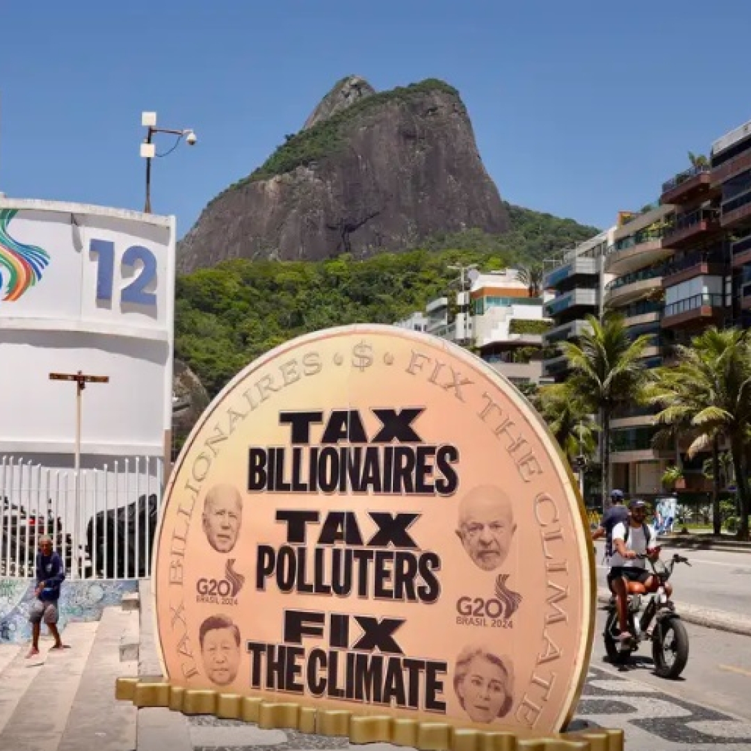 Organizações da sociedade civil pedem taxação de super-ricos para combater crise climática