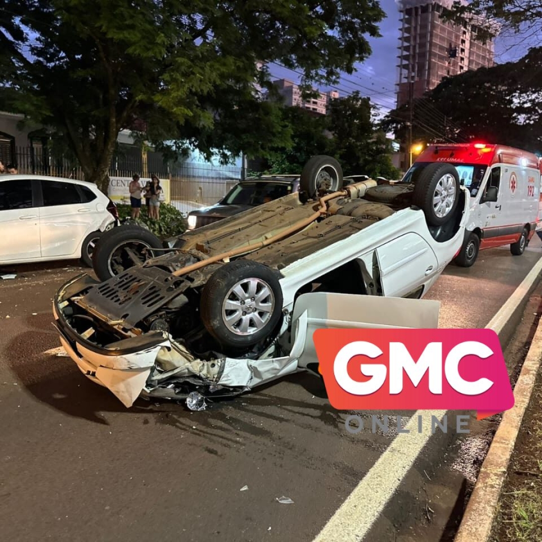 Acidente de trânsito em Maringá deixa mulher ferida