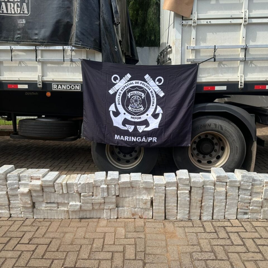 Polícia Federal apreende mais de 300 kg de cocaína em Paiçandu