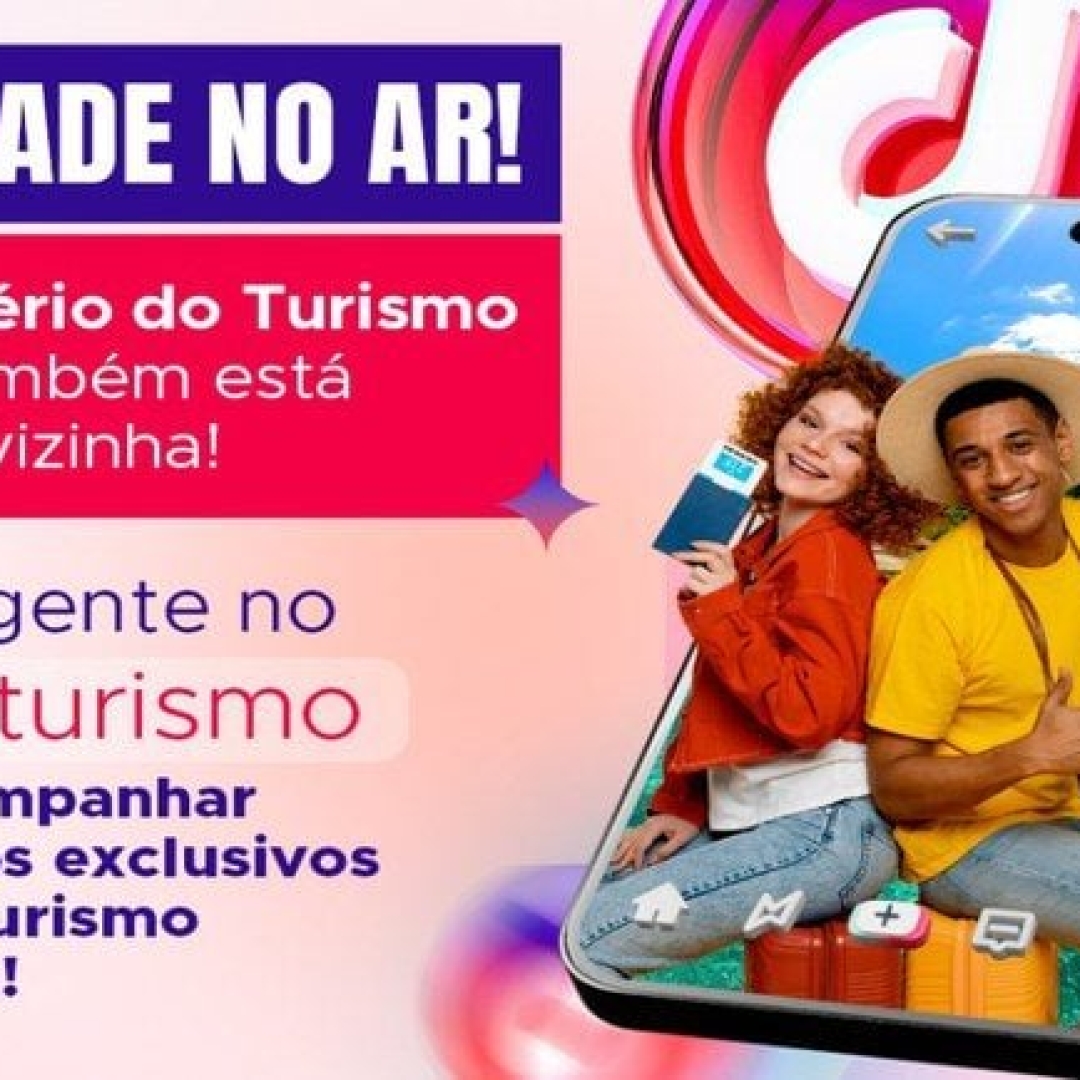 Ministério do Turismo agora está no TikTok