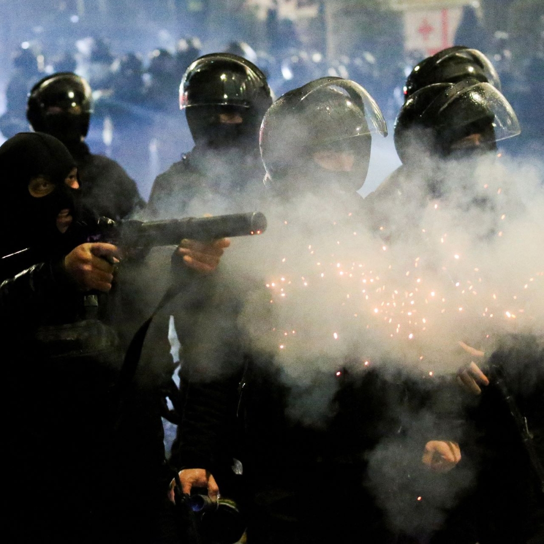 Mais de 200 detidos em protestos na Geórgia