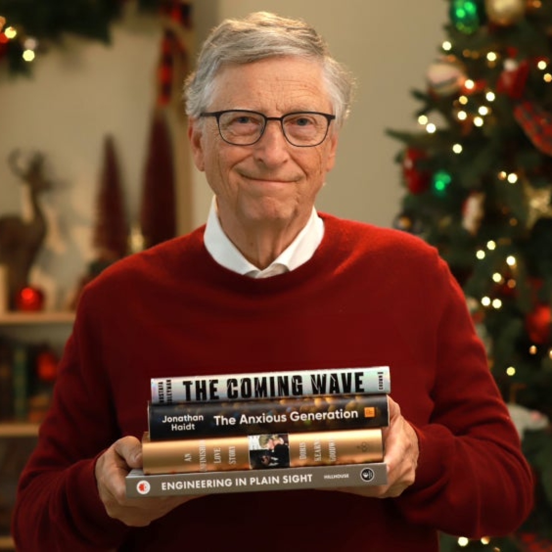 Bill Gates recomenda cinco livros para fim de ano