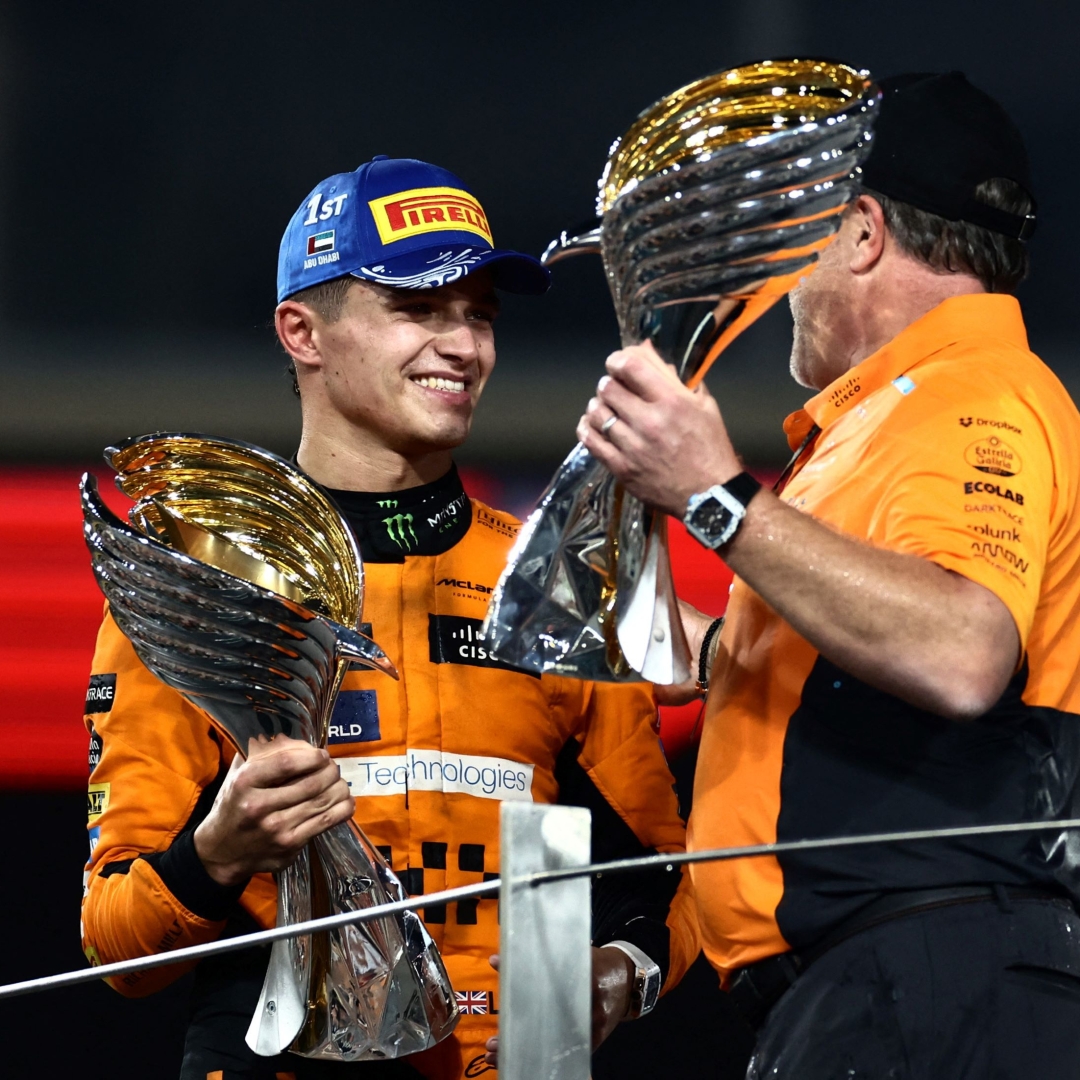 Lando Norris vence GP de Abu Dabi e McLaren conquista título do Mundial de Construtores