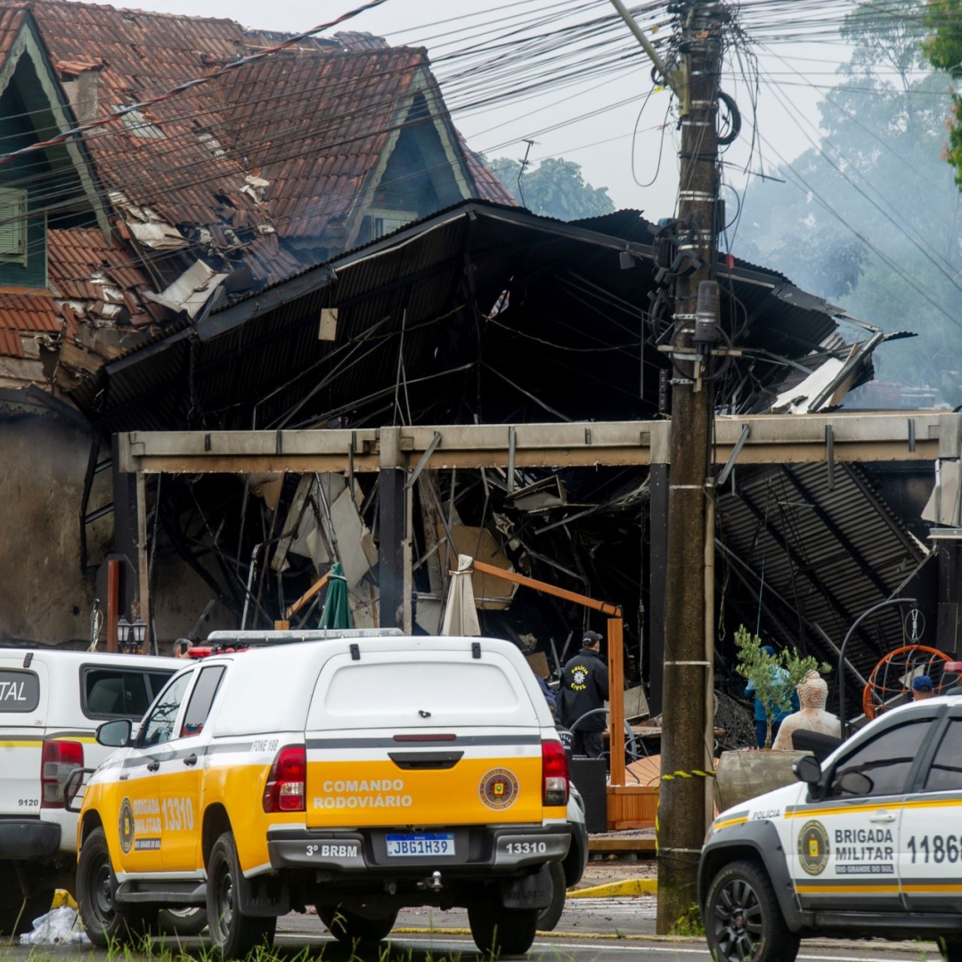 Funcionária escapa de queda de avião em Gramado