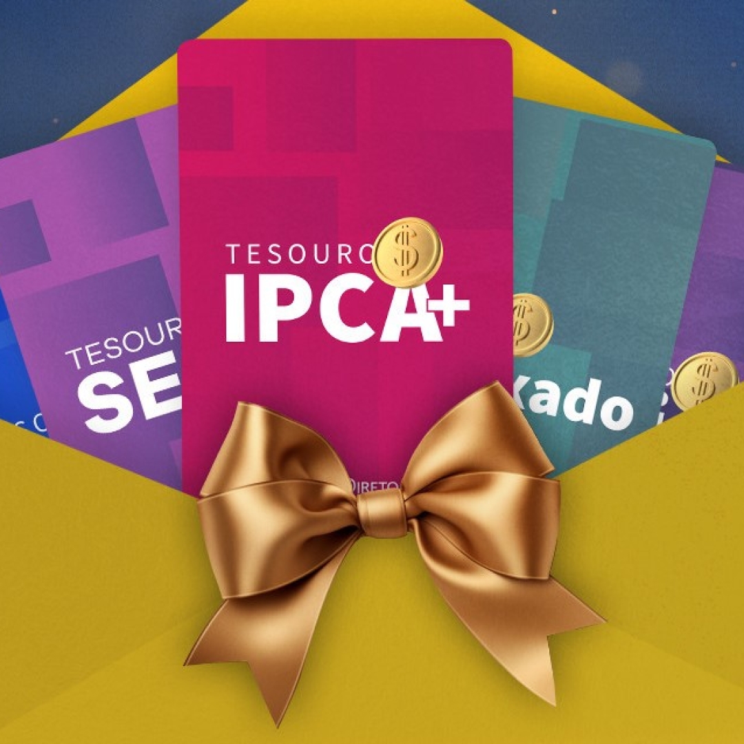 Presenteie com Gift Card B3 para títulos do Tesouro Direto neste Natal