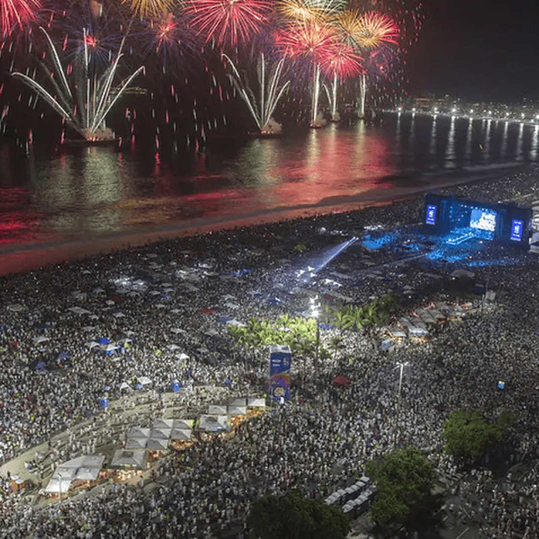 Capitania dos Portos autoriza navios de cruzeiro em Copacabana para festa de réveillon