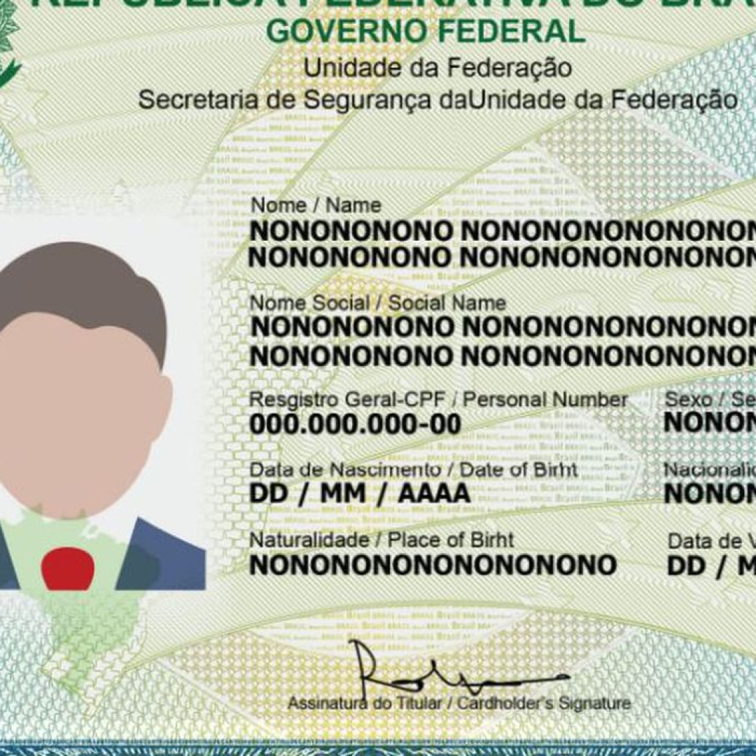 Governo federal acelera emissão da nova Carteira de Identidade Nacional