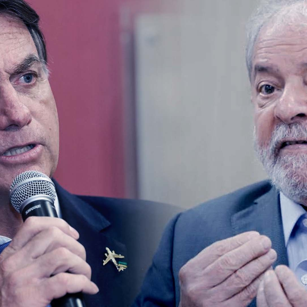 Pesquisa indica Bolsonaro à frente de Lula nas intenções de voto para 2026