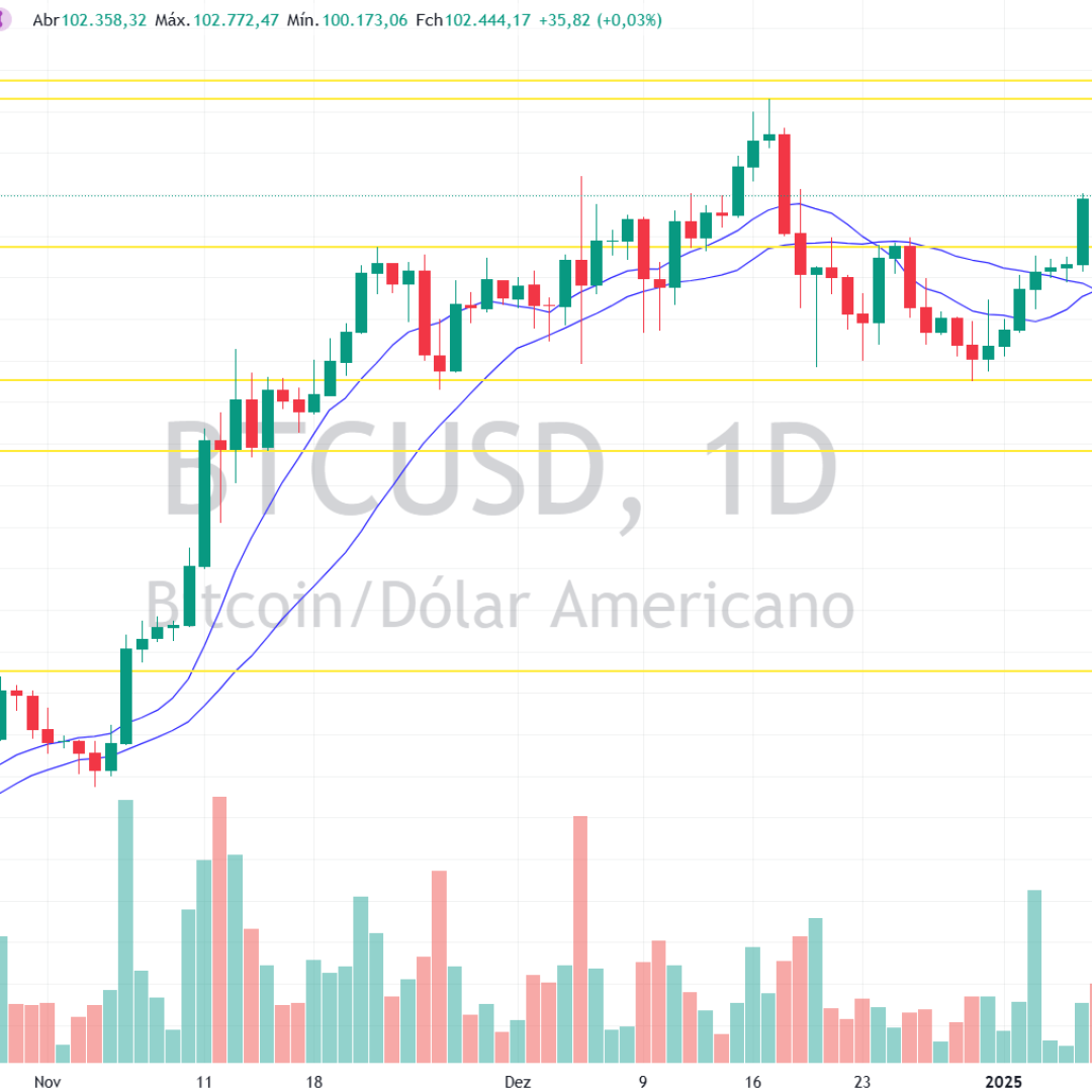 Bitcoin atinge novo topo histórico em 2025