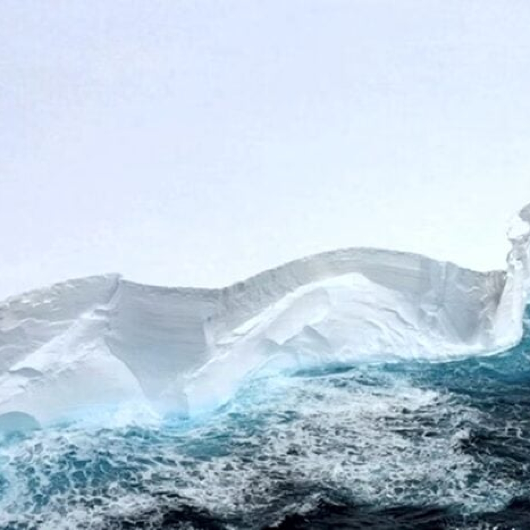 Maior iceberg do mundo pode colidir com ilha no Atlântico