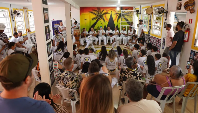 Encerramento do projeto de capoeira em Maringá