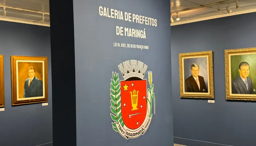 Galeria dos Prefeitos de Maringá está aberta à visitação