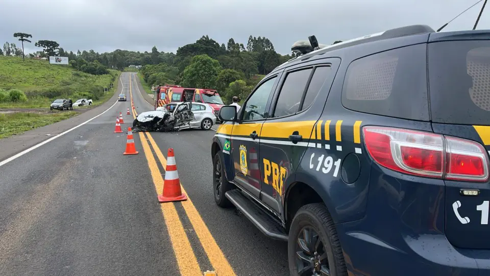 Acidente na BR-277 mata idosa e deixa 5 feridos no Paraná